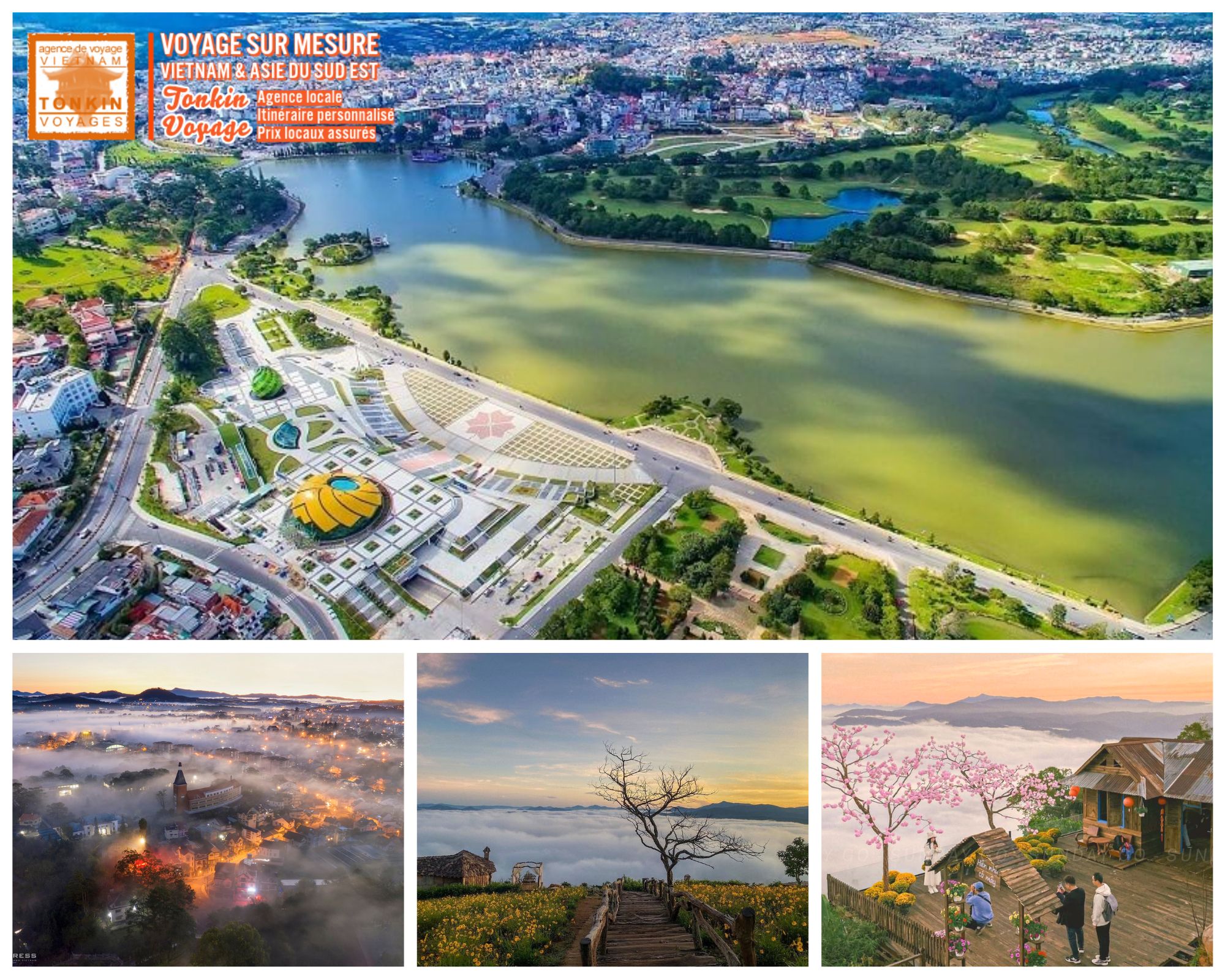 Les plus beaux endroits au Vietnam Hauts plateaux Da Lat